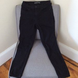 Black Skinny Jean Leggings High Rise